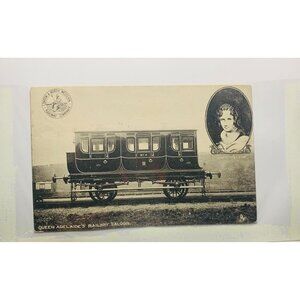 Queen Adelaides Railway Saloon Postcard 1905 London & North Western Railway